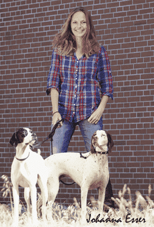 online-hundetraining-johanna-esser mit 2 Hunden